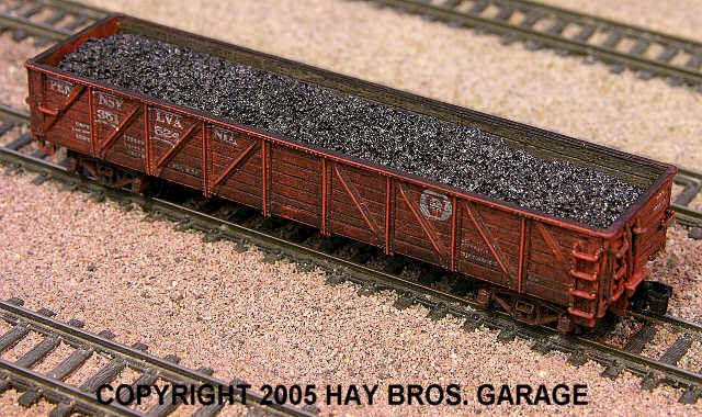 Tan Color Hay Brothers 40' TARP COVERED PIPE LOAD Fits Flatcars & Gondolas 